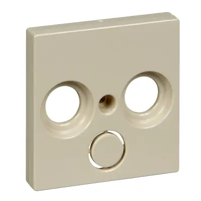 MTN296744 - Mrtn Sysd Ant. Outlet Plate 2/3 Holes Wh - Schneider Electric