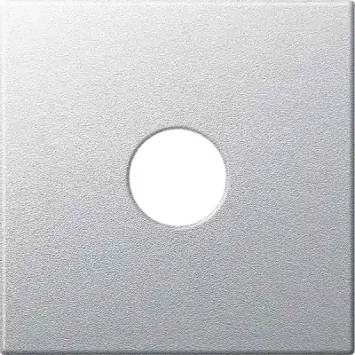 MTN298660 - Meretn Sys-d Ant. Outlet Plate Aluminium - Schneider Electric
