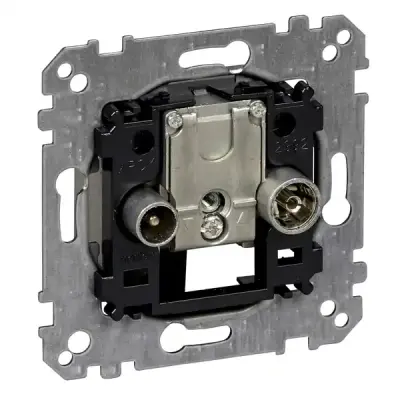 MTN299201 - Merten Ant. Outlet Intermdiate 2g Insert - Schneider Electric