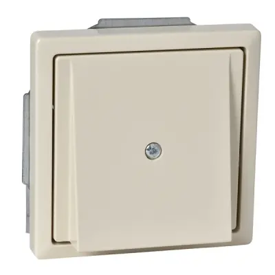 MTN299344 - Merten Sys-d Cable Outlet Plate White - Schneider Electric