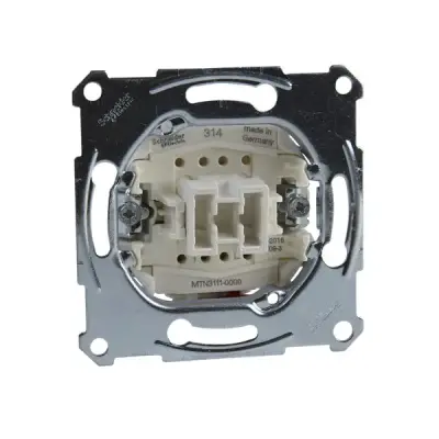 MTN3111-0000 - Merten 1-way Switch Insert Screwless - Schneider Electric