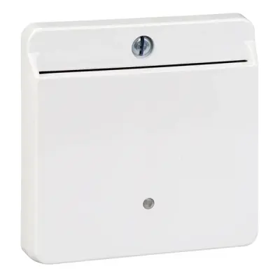 MTN315625 - Merten Sys-m Keycard Sw. Plate Act Wht - Schneider Electric