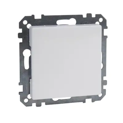 MTN391625 - Merten Sys-m Blank Cover Plate Act Wht - Schneider Electric