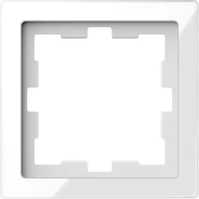 MTN4010-6520 - Merten D-life Glass 1g Frame Crystal Wht - Schneider Electric