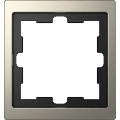 MTN4010-6550 - Merten D-life 1g Frame Nickel Metallic - Schneider Electric