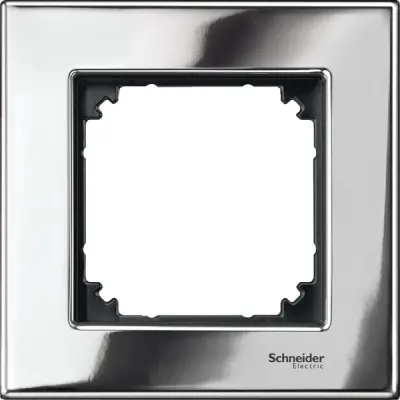 MTN403139 - Merten M-eleg. Mtl 1g Frame Chrome - Schneider Electric