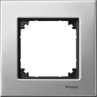 MTN403160 - Merten M-eleg. Mtl 1g Frame Platinum Slv - Schneider Electric