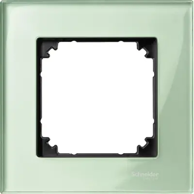 MTN404104 - Merten M-eleg. Glss 1g Frm Emerald Green - Schneider Electric