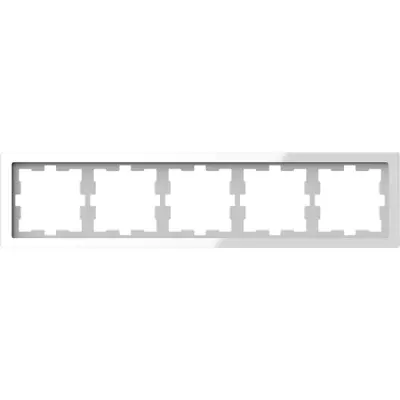 MTN4050-6520 - Merten D-life 5g Frame Crystal White - Schneider Electric
