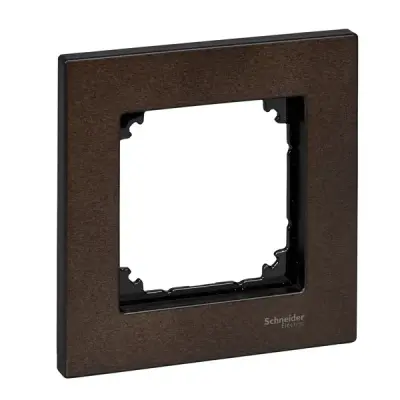 MTN4051-3471 - Merten M-elegance Wood 1g Frame Wenge - Schneider Electric