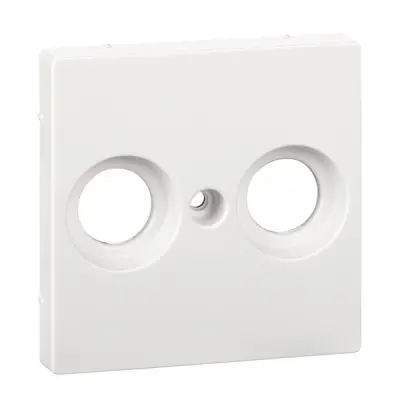 MTN4122-0325 - Merten Sysm Ant. Outlet Plate 2-holes Aw - Schneider Electric
