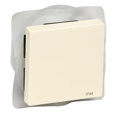 MTN432044 - Merten Sys-m Rocker Plate Ip44 White - Schneider Electric