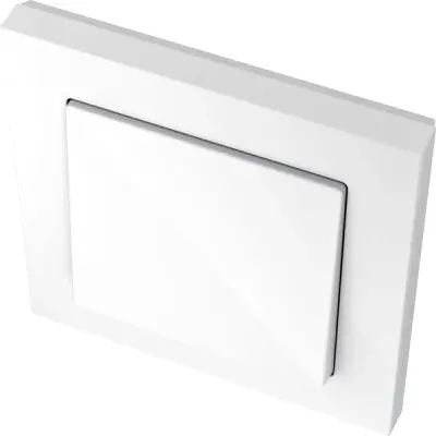 MTN432119 - Merten Sys-m Rocker Plate Polar White - Schneider Electric