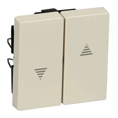 MTN432444 - Merten Sys-m Roller Shutter Plate White - Schneider Electric