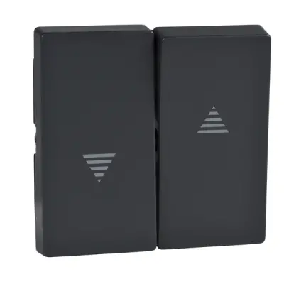 MTN435514 - Merten Sys-m Roller Shutter Plate Anth - Schneider Electric