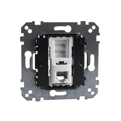 MTN463501 - Merten Rj12 Telephone 4-contacts Insert - Schneider Electric