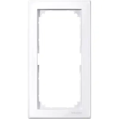 MTN478825 - Merten M-smart Shaver S.o. Frame Act Wht - Schneider Electric