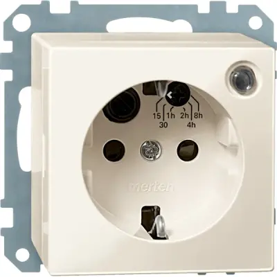 MTN501144 - Merten Sysm Side-e Timer So W/shtr White - Schneider Electric