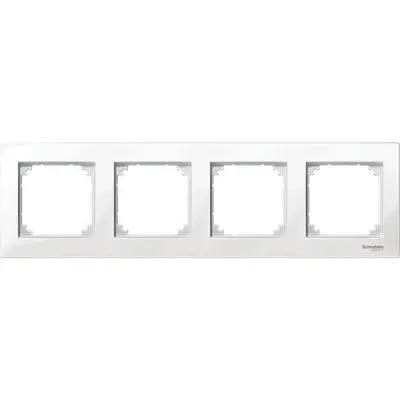 MTN515419 - Merten M-plan 4g Frame Polar White - Schneider Electric