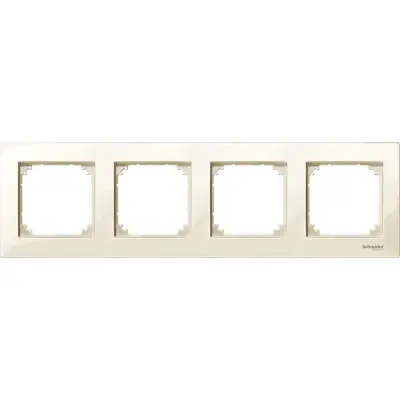 MTN515444 - Merten M-plan 4g Frame White - Schneider Electric