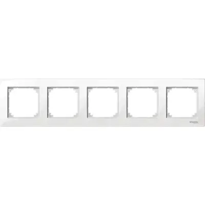 MTN515519 - Merten M-plan 5g Frame Polar White - Schneider Electric
