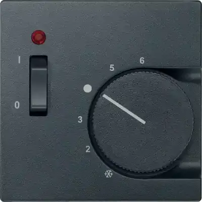 MTN536114 - Merten Sys-m Room Thermstt Plate Anth - Schneider Electric