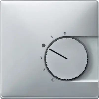 MTN537460 - Merten Sys-m Room Thermst 2-cntct Plt Al - Schneider Electric