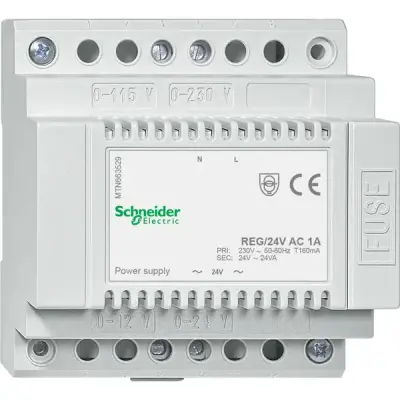 MTN663529 - Knx Power Supply Reg/24v Ac/1a - Schneider Electric
