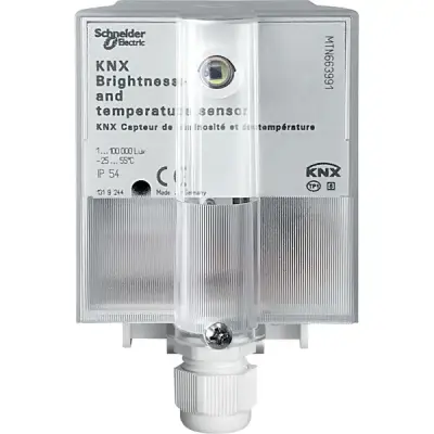 MTN663991 - Knx Brightness And Temperature Sensor - Schneider Electric
