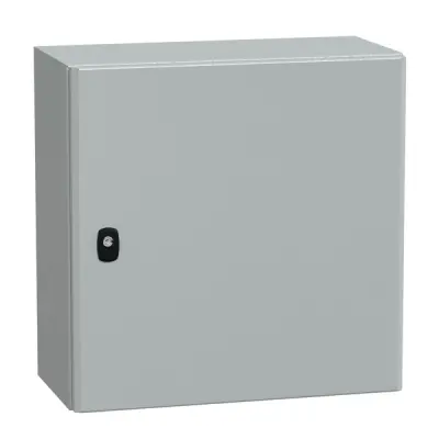 NSYS3D5525 - S3d H500xw500xd250 One Plain Door - Schneider Electric