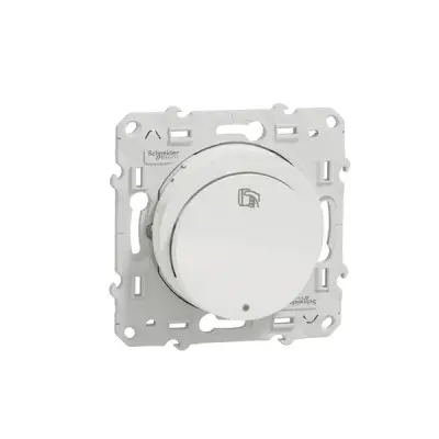 S520283 - Odace Keycard Switch W/ Led White - Schneider Electric