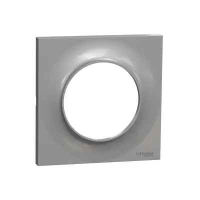 S520702E - Odc Styl 1-gang 71mm Hor/ver Frame Alum - Schneider Electric