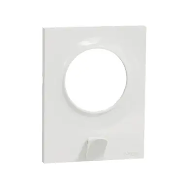 S520722 - Odace Styl 1-g Frame W/ Key Holder White - Schneider Electric