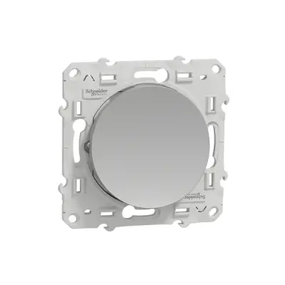 S530205 - Odace Intermediate Switch Alum - Schneider Electric
