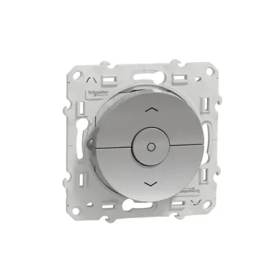 S530208 - Odace 3-position Rocker Switch 6a Alum - Schneider Electric