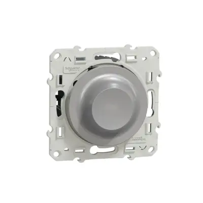 S530511 - Odace Rotary Dimmer 2-way 40-600va Alum - Schneider Electric