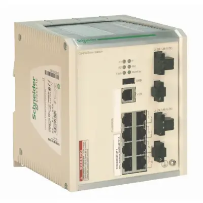 TCSESM083F23F1 - 8 Port Extended Managed Switch 8tx - Schneider Electric