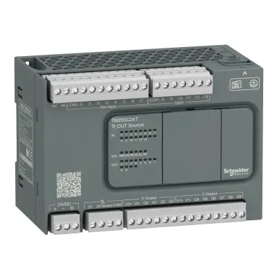 TM200C24T - Contr. M200 24i/o,dc24, 14 Dc Inputs, 10 - Schneider Electric