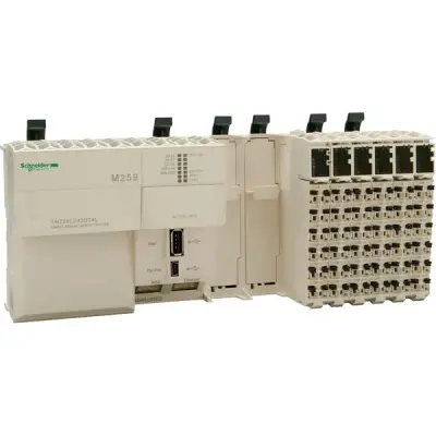 TM258LD42DT4L - M258 Ctrl Eth/sl/2pci/42d - Schneider Electric