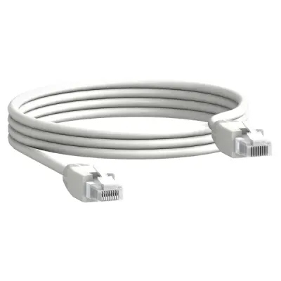 TRV00830 - Network Cord - 2 X Rj45 Male - L = 3 M - - Schneider Electric