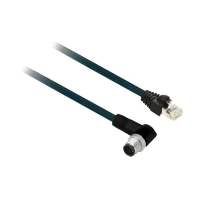 VW3E3065R100 - Sercos Cable Ilm Daisychain, Rj45m12 Ang - Schneider Electric