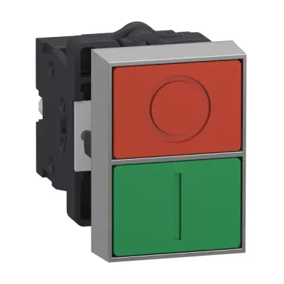 XA2EA7A3415 - Pb,double-headed,red/green,1no+1nc - Schneider Electric