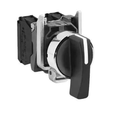 XB4BJ53 - Selector Switch, 3 Pos. 2 No - Schneider Electric