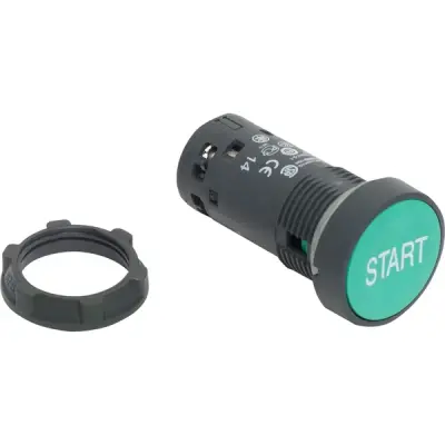 XB7NA3133 - Pb - Spring Rtn, Green -1no - White [sta - Schneider Electric