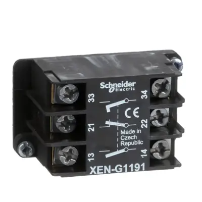XENG1191 - Spring Return Contact Block 1 Nc And 2 N - Schneider Electric