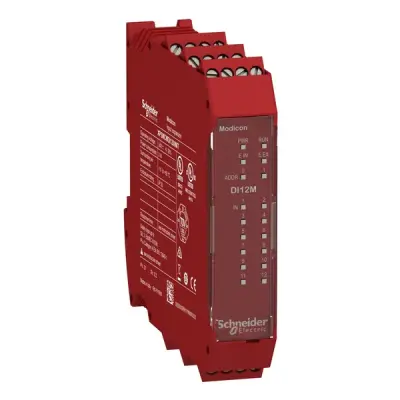 XPSMCMDI1200MT - 12 Input Exp. For Safety Mat Screw Term - Schneider Electric