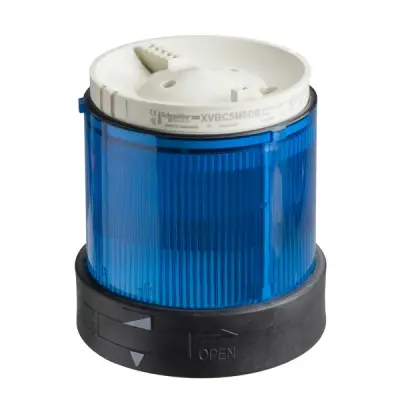 XVBC2B6 - Tower Light ,steady, Blue Unit,24vac/dc - Schneider Electric