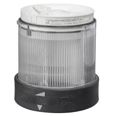 XVBC2B7 - Tower Light ,steady, Clear Unit,24vac/dc - Schneider Electric