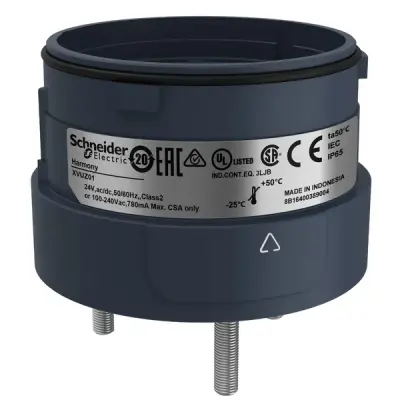 XVUZ01 - Xvu Direct Mounting Plate, Black - Schneider Electric