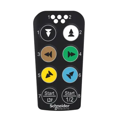 ZARC705 - Push Button Front Cover For Zart8ls - Schneider Electric